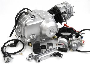 画像1: 12V　遠心クラッチ90ccエンジンキット