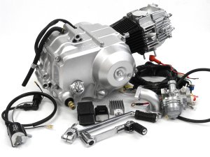 画像1: 予約販売☆12V　遠心クラッチ90ccエンジンキット