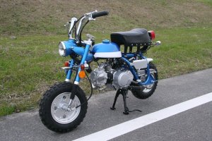 画像4: キットバイクＴＹＰＥ－Ａ・ブルー９０ｃｃエンジン搭載