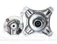 ダックス　DAX用　ドラムブレーキ　４本スポークフロントハブ　メッキ