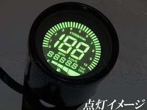 画像7: 汎用（12V）　60mm デジタルスピードメーター
