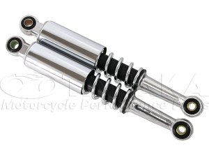 画像1: DAX CT70　TRAIL 70　K2タイプ  リアサスペンション メッキ 300mm