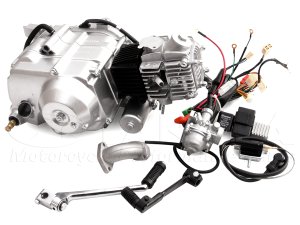 画像1: 12V　セル付遠心クラッチ　50CCエンジン