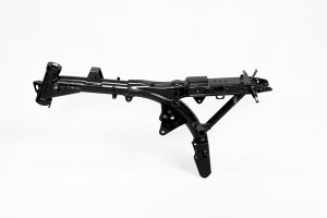画像1: 予約販売☆モンキー5L用　３cmロングフレーム　ブラック【法人配達可能】