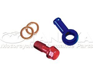 画像1: オイルクーラー用　バンジョーボルトセット（φ8ホース）