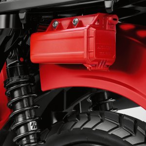 画像1: H2C製 ハンターカブ CT125用 サイドツールボックス レッド APK2EALGSBTZA