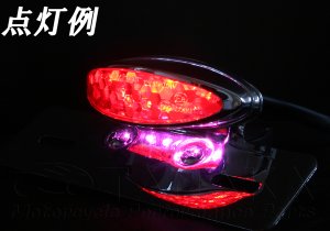 画像2: 汎用　ＬＥＤテールランプ　メッキ