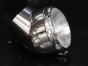 画像4: 初期型6Vダックス　6Vシャリィタイプヘッドライト　メッキ