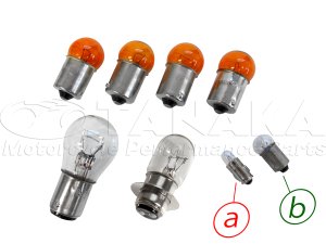 画像1: モンキー用　12Ｖ電球セット　オレンジウインカー電球
