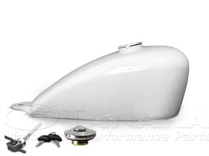 画像1: 予約販売☆モンキー用　スポーツスタータイプタンク　ホワイト