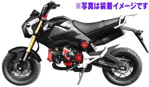 画像2: グロム　MSX125用　クラッチカバープロテクター　A　/　レッド