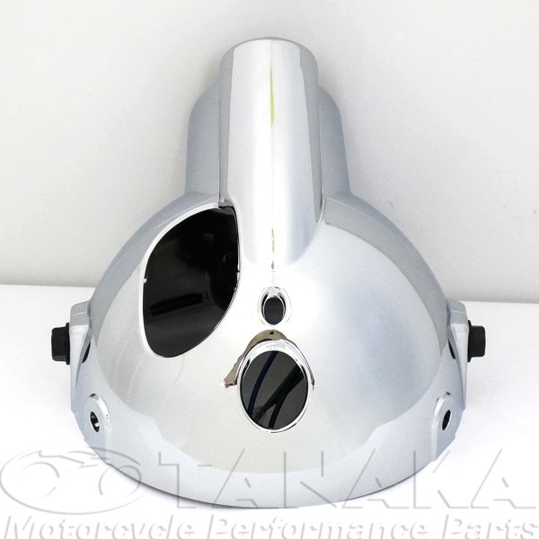 画像4: モンキー用 5Lタイプヘッドライトケース メッキ (4)