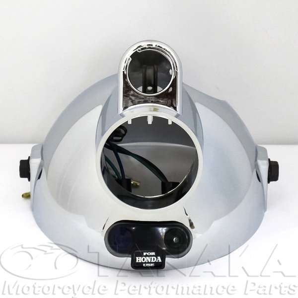 画像5: モンキー用 5Lタイプヘッドライトケース メッキ (5)