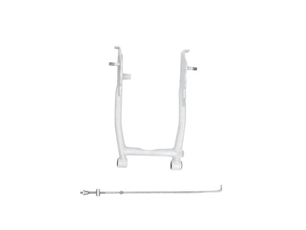 画像2: モンキー用 スチール製5cmロングスイングアーム(ロンスイ) ホワイト (2)