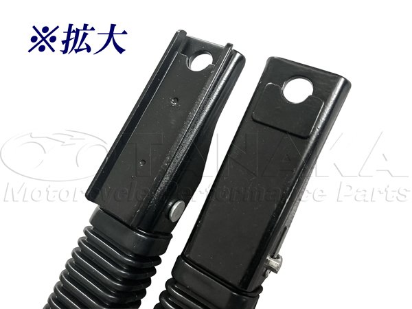 画像2: ダックス シャリー用 ノーマルタイプ タンデムステップ ブラック (2)