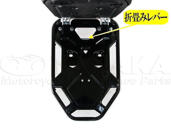 画像4: 【特価セール】クロスカブ110 JA45/JA60 (CC110) タンデムシート(ピリオンシート)バックキャリア (4)