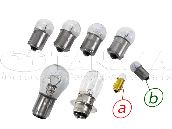 画像1: モンキー用　6V電球セット　クリアウインカー電球 (1)