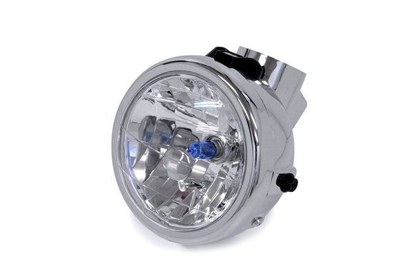 画像3: モンキー用 マルチリフレクターヘッドライトレンズ&リム クリア (3)