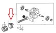 画像1: 【補修部品】弊社90cc遠心エンジン(004w)用　ピストン (1)