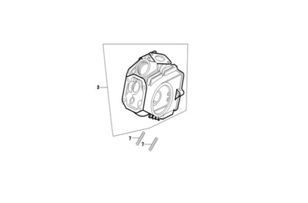 画像1: 弊社50ccエンジン（001w、002w、191w）用シリンダーヘッド (1)