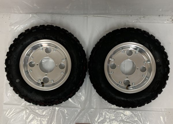 画像2: 特価☆小傷あり☆モンキー純正タイプアルミホイール＆ブロックタイヤセット (2)