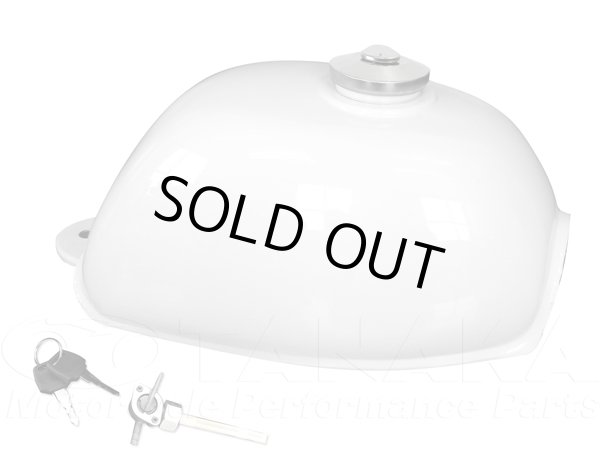 画像1: モンキー用　FIタイプタンク　ホワイト (1)