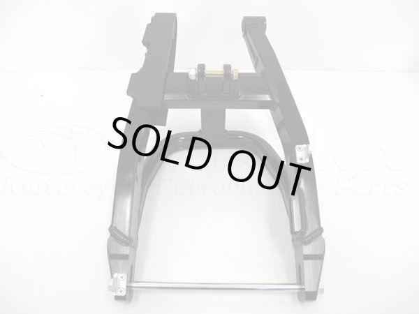 画像2: グロム　MSX125用　スタビ付アルミスイングアームC  ブラック (2)