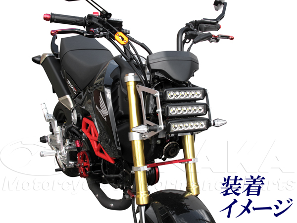 ホンダ グロムgrom Msx125 グラブバーグロム Msx125用 ｌｅｄバーライトシステムヘッドライト モンキーパーツの田中商会 バイクパーツ事業部 Web本店 モンキーパーツはバイクパーツ通販専門店の田中商会