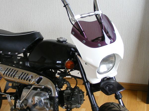 360wモンキー エイプ用 ビキニカウル ホワイト モンキーパーツはバイクパーツ通販専門店の田中商会